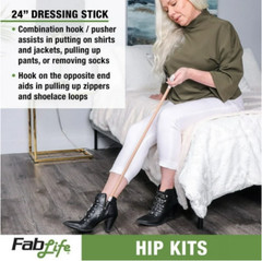 FabLife Hip Kit Daily Living Aids for Mobility, Hip Replacement Recovery, Knee