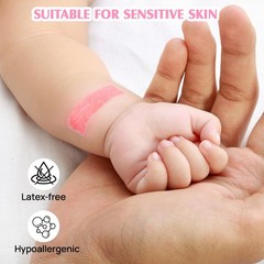 Silicone Medical Tape -1 in × 1.5 yds (1 2.5 cm x m x 5 ft), Pink