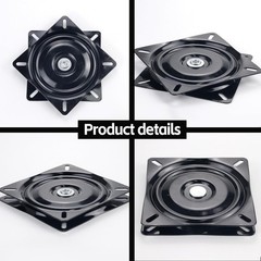 6 Inch Heavy Duty Swivel Plate, 360 Degree Rotating Turntable Base Ball Bearings