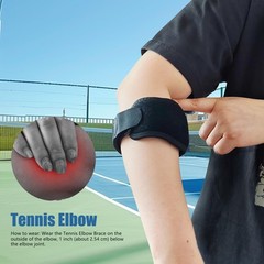 2X Tennis Elbow Brace Support Arthritis Tendonitis Joint Strap Band Wrap Sports