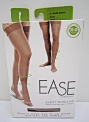 Therafirm Opaque Open-Toe Thigh Highs 30-40mmHg Gradient Compression UNISEX