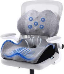 X Large Memory Foam Seat Cushion Lumbar Support Pillow for Sciatica & Tailbon…