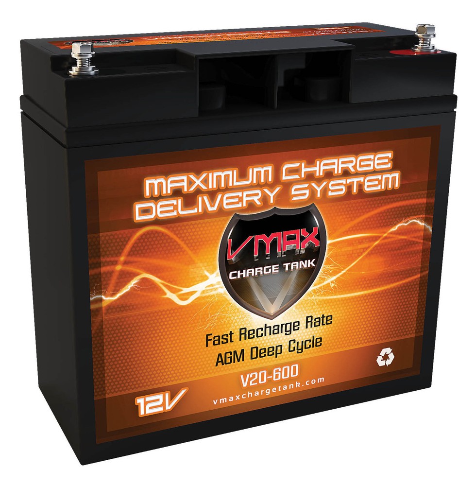 CTM HS-380 VMAX600 12V vmax AGM Battery Wheelchair battery maintenance free