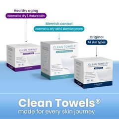 Clean Skin Club Clean Towels Xl 100 Usda Biobased Face Towel Disposable Face