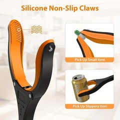 1PCS 32in Garbage Picker Gripper Tool with 360° Rotating Head – NEW
