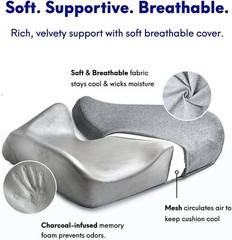 Cushion Lab CL-SC-B-002 Black Seat Cushion