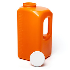 Vakly 24-Hour Urine Collection Bottle 1 – Large Graduated Container with Easy-Gr