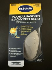 Dr. Scholl’s® Plantar Fasciitis & Achy Feet Relief Arch Support Sleeve