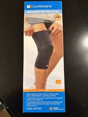 Comforband Adjustable Hinged Knee Brace size Large Dual Side Polycentric Hinges