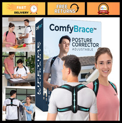Adjustable Posture Corrector Back Brace for Men & Women – Spine Support & Pain R