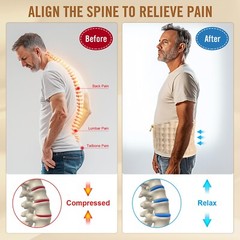 HONGJING Decompression Back Belt with Electric Pump for Lower Back Pain Relief