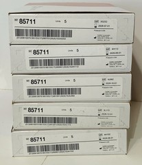 5 BOXES Hollister 85711 Convex 1-Pc Pouches Cut to Fit 5 Boxes Exp.2028-2029