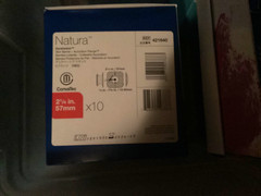 CONVATEC #421640.NATURA.ACCORDION FLANGE SKIN BARRIER. 2 1/4 in. 57 mm. 10/box.