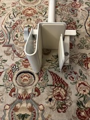 Medline Bath Tub Clamp On Senior Safety Hand Rail Grab Bar White 250lbs Capacity