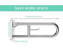 29.5 INCH Stainless Toilet Safety Grab Bar