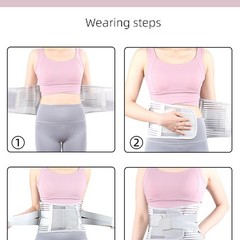 Adjustable Lower Back Brace Lumbar Support Waist Belt For Men Women Pain Relief
