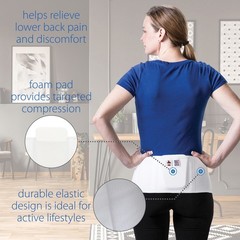 Core Products Elastic Sacroiliac Spinal Support w/ Pad Ease Lower Back Pain USA