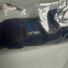 New, Bilateral Wrist, Hand, Forearm Support Brace, Optima OM-3916, Med., Black