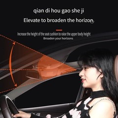 Thick Comfort Driving Seat Cushion 3.15inch Booster Pad for Office & Car Chair