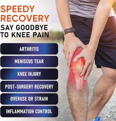 Knee Brace for Men and Women – 2 Pack Knee Compression Sleeves for Pain Relief L