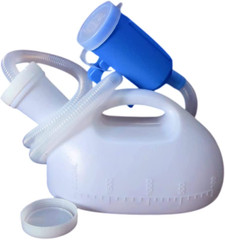 2000Ml Men Portable Potty Pee Bottle 130 Cm Tube Hospital Male Urinal Collector