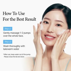 Round Lab 1025 Dokdo Bubble Foam Cleanser Gentle Face Wash For Sensitive Skin