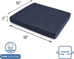 DMI Seat Cushion and Chair Cushion for Office Chairs, Wheelchairs, Scooters, Kit