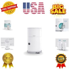 Akord Slim Adult Diaper Disposal System 7 Gallon Odor Locking Double-Sealed A…