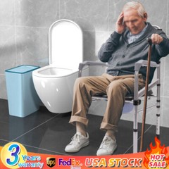 Foldable Shower Chair Bath Safety Seat Shower Folding Toilet Seat with Commode