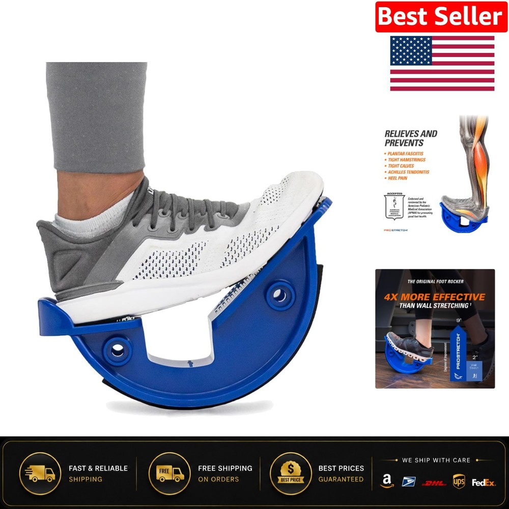 Compact Rubber Calf Stretcher & Foot Rocker – Effective Stretch for All Sports