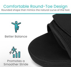 Vive Open Toe Square Toe Post Op Shoe Fracture Medical Shoe Unisex Size Medium