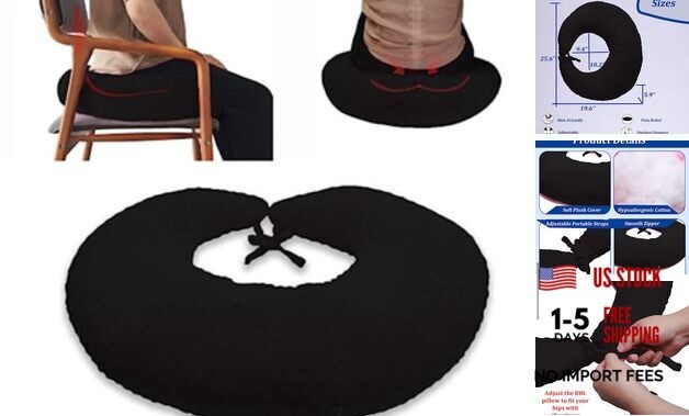 BBL Pillow After Surgery for Butt Sleeping, Brazilian Butt Lift Black Dot