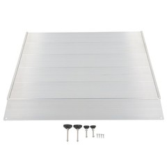 5.84″H 700lbs Capacity Threshold Ramp Bridge Portable Aluminum Angled Entry