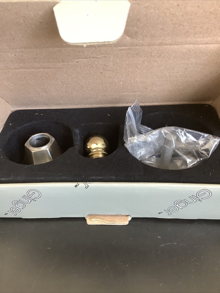 Ginger GI610-15 /3 Empire Single Robe Hook, Satin Nickel/ Polished Brass @27
