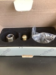 Ginger GI610-15 /3 Empire Single Robe Hook, Satin Nickel/ Polished Brass @27