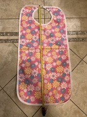 2 Pack! Washable, 18X36, Elderly Seniors, Special Needs, Disabled, Reusable Bib