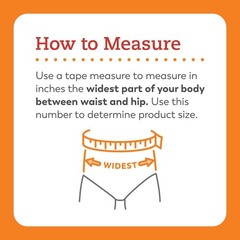 Premium Disposable Absorbent Underwear – XL 48-66 in. Waist, Super Absorbency, C