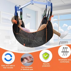 Universal Full Body Patient Lift Sling – Padded Transfer Aid for Elderly & Disab