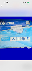 Attends Incontinence Briefs Maximum Absorbency Breathable 44-58 in 24 Ct