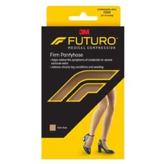 Futuro Beyond Support Pantyhose Medium Compression Nude Ideal Firm Brief Cut 1ct