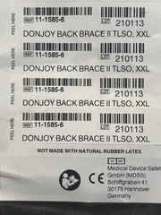 DONJOY BACK BRACE II TLSO, XXL Size 2XL 11-1585-6 50″-55″ FREE SHIPPING- NEW