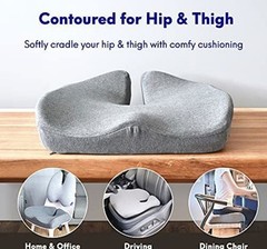 Cushion Lab CL-SC-B-002 Black Seat Cushion