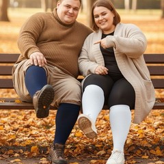 2XL-4XL Plus Size Open Toe Compression Socks, Calf Pressure Stockings for Unisex
