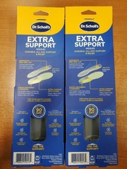 2 Pairs: Dr. Scholl’s Extra Support Insoles Women’s Size 6-11 (0134) R5P7