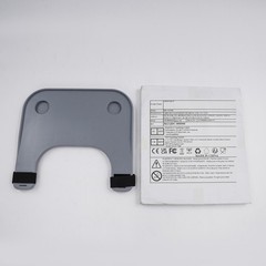 Wheelchair Table Board, Wheelchair Table Tray w/ Cup Holder Grey ABS 58*53cm