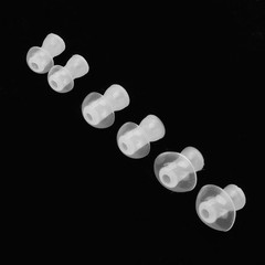 6pcs Hearing Aid Earplug Soft Silicone Replacement Buds For All-Day Comfort