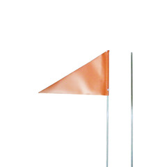Mobility Scooter Safety Flag, Orange, 72″ high, Large, Vinyl