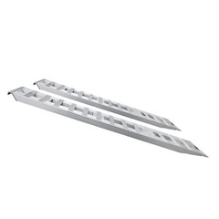 2Pc Aluminum Trailer Ramps 80 × 15 In 6000 Lb Pair Motorcycle ATV Loading