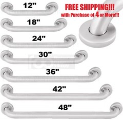 COMMERCIAL Grab Bar Stainless Steel Bath Bathroom Safety Handicap Hand Wall Rail