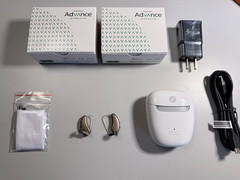 Rexton RIC Li 480 hearing aids pair Wireless App control 24 channels+Charger